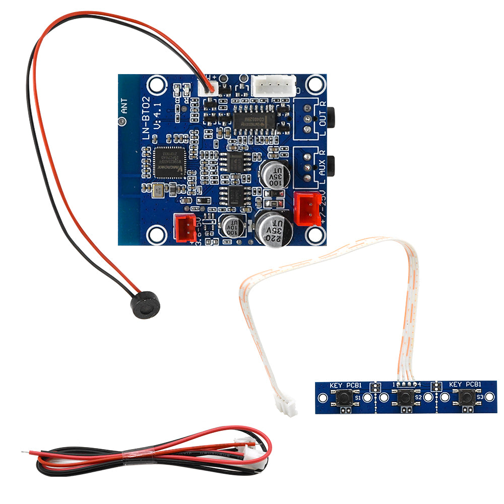 DC3.6-30V car bluetooth audio receiving module 3.5MM headphone jack input and output b