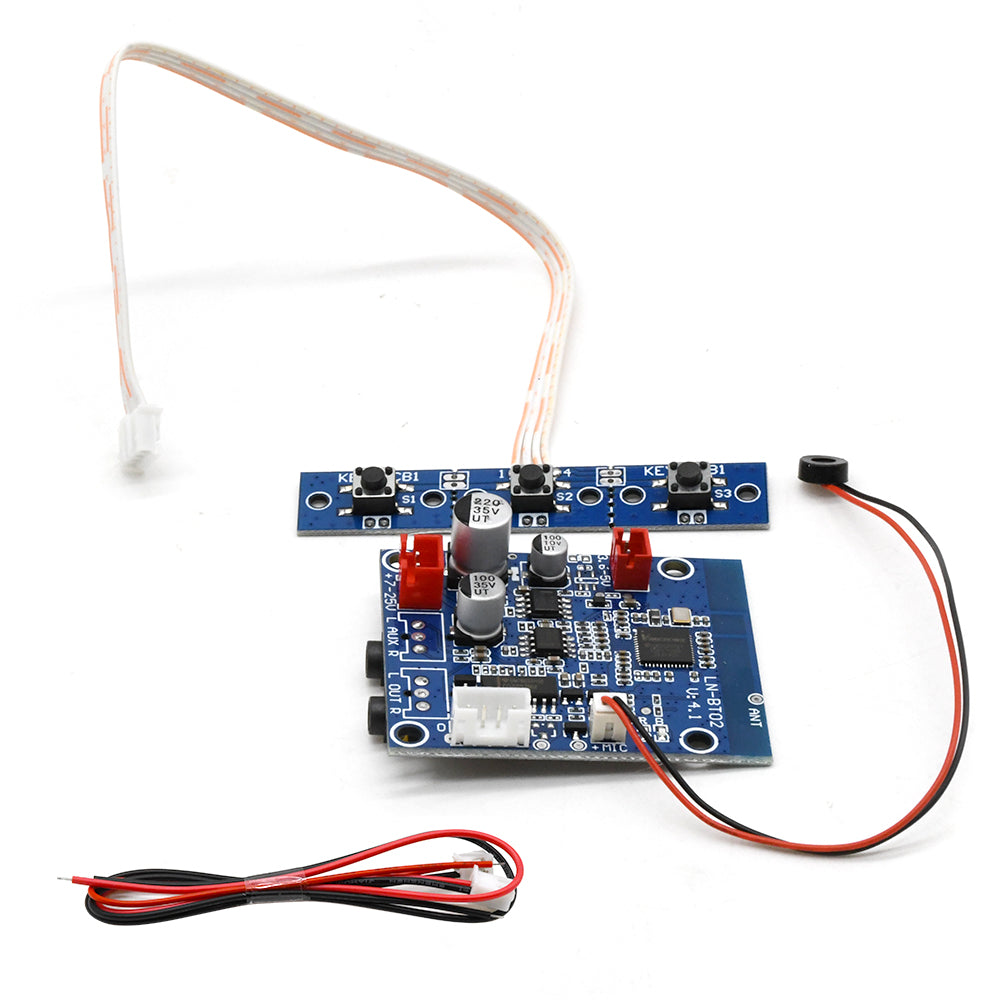 DC3.6-30V car bluetooth audio receiving module 3.5MM headphone jack input and output b