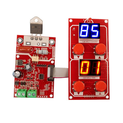 40A NY-D04 Digital Dual Display Spot Welding Machine Time Controller Panel Board