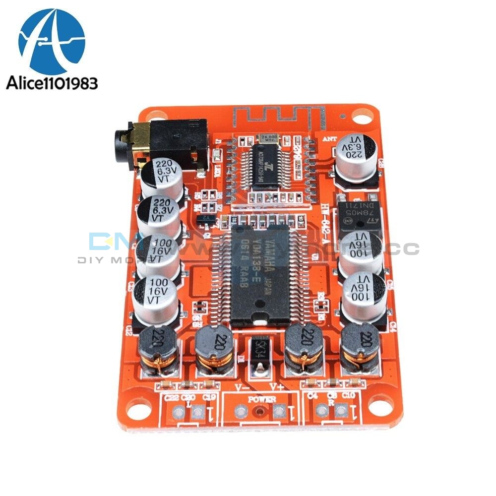 Yda138 Dc 12V Stereo Bluetooth Digital Audio Amplifier Module Board Class D 2X15W 2 Channel 2Ch