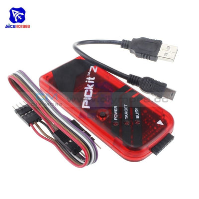 Diymore Pickit2 Pic Kit2 Simulator Pickit 2 Programmer Emluator With Mini Usb Cable 6Pin Male To