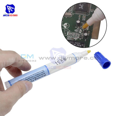 Diymore Soldering Pen 951 Low Solids Non Clean Welding Rosin Flux 10Ml For Diy Solar Cell Solder