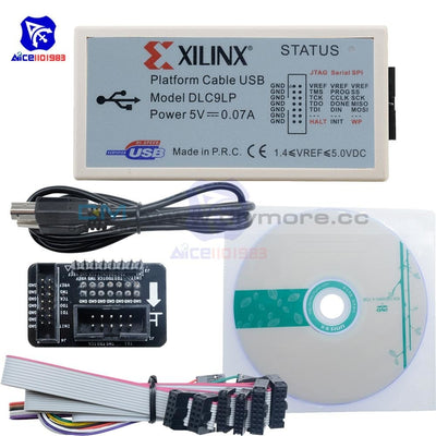 Diymore Xilinx Platform Cable Usb Fpga Cpld Jtag Spi Download Debugger Programmer With Type B Tools