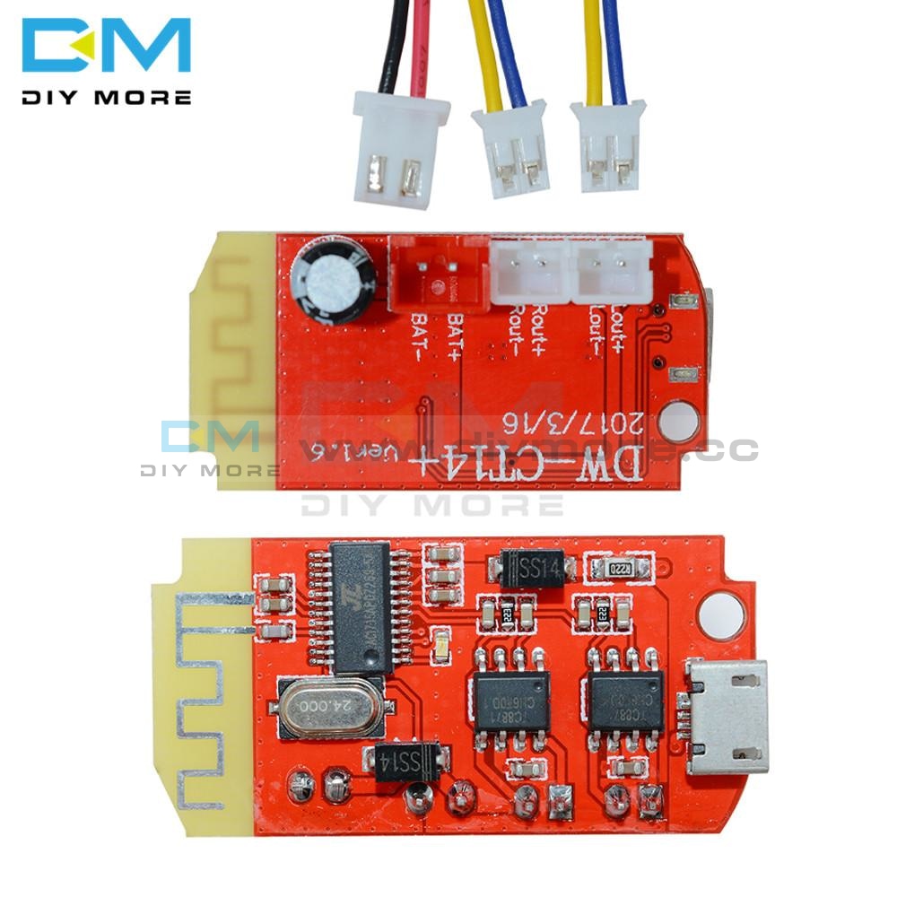 Micro Usb Dc 3.7V 5V 3W Digital Audio Amplifier Board Double Dual Plate Diy Bluetooth Speaker