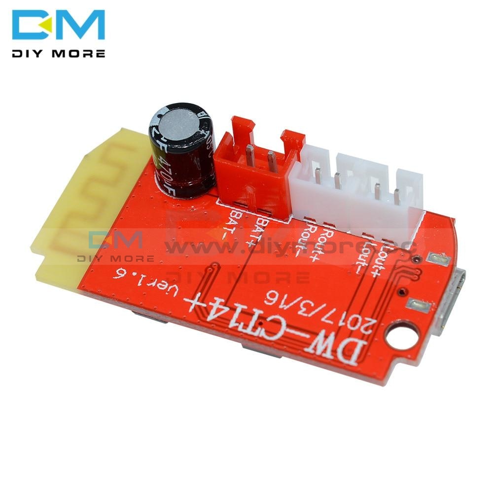 Micro Usb Dc 3.7V 5V 3W Digital Audio Amplifier Board Double Dual Plate Diy Bluetooth Speaker