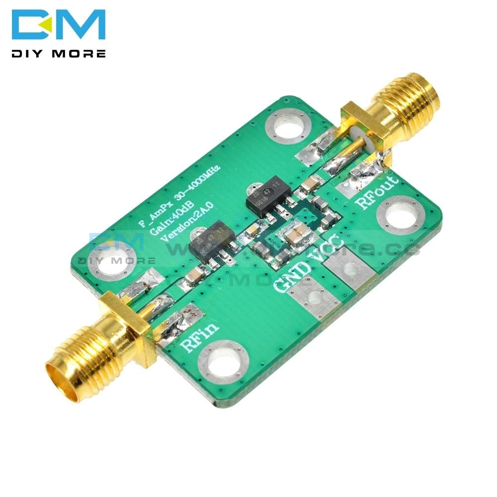 30-4000Mhz 40Db Gain Rf Broadband Amplifier Module For Fm Hf Vhf/uhf 50 Ubs High Frequency Board Dc