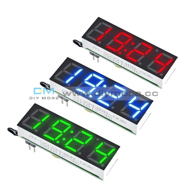 3-in-1 LED DS3231SN Digital Clock Temperature Voltage Module – DIY Electronics