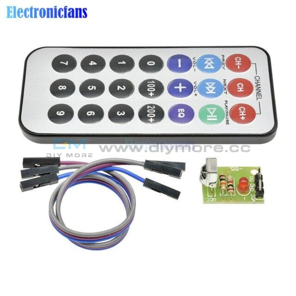 1 Set Infrared Remote Control Module Wireless Ir Receiver Diy Kit Hx1838 Smart Electronics For
