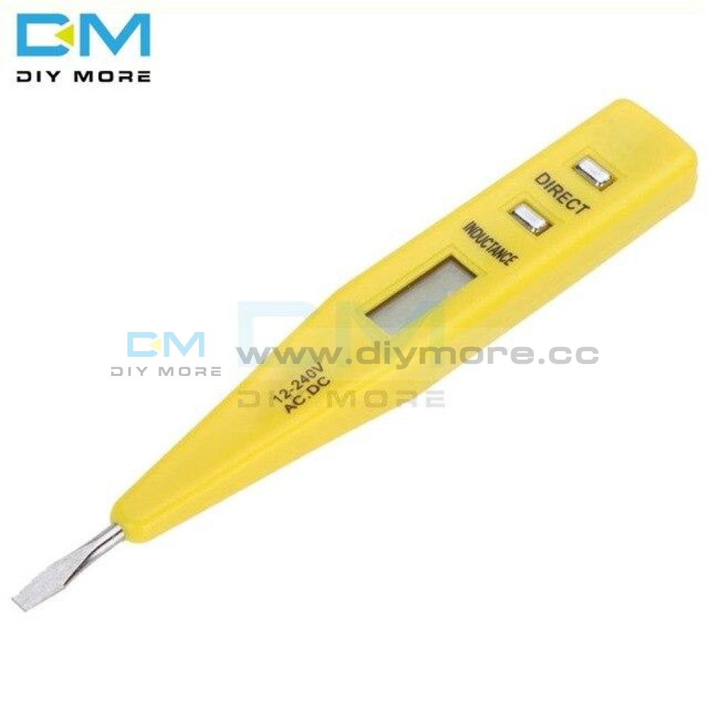 Ac Dc 12V 250V Digital Lcd Voltage Tester Pen Ac/dc Detector Continuity Detection Pen Inductance