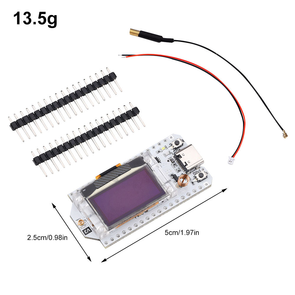 Diymore 1262 Lora V3 para ESP32 LX7 de Doble núcleo 0.96 Pulgadas Azul OLED Bluetooth, Kit WiFi Tipo C 32 módulo CP2012 IOT Placa de Desarrollo,Type C Diymore 1262 Lora V3 para ESP32 LX7 de Doble núcleo 0.96 Pulgadas Azul OLED Bluetooth, Kit WiFi Tipo C 32 módulo CP2012 IOT Placa de Desarrollo,Type C
