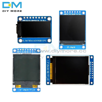 0.96/1.3/1.44/1.8 Inch Serial 128*128 128*160 80*160 240*240 65K Spi Full Color Tft Ips Lcd Display