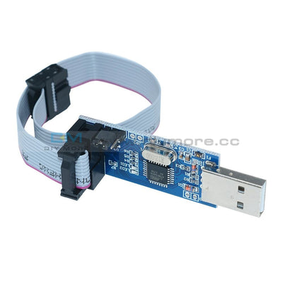 Usbasp Usbisp Avr Programmer Adapter 10 Pin Cable Usb Atmega8 Atmega128 Module
