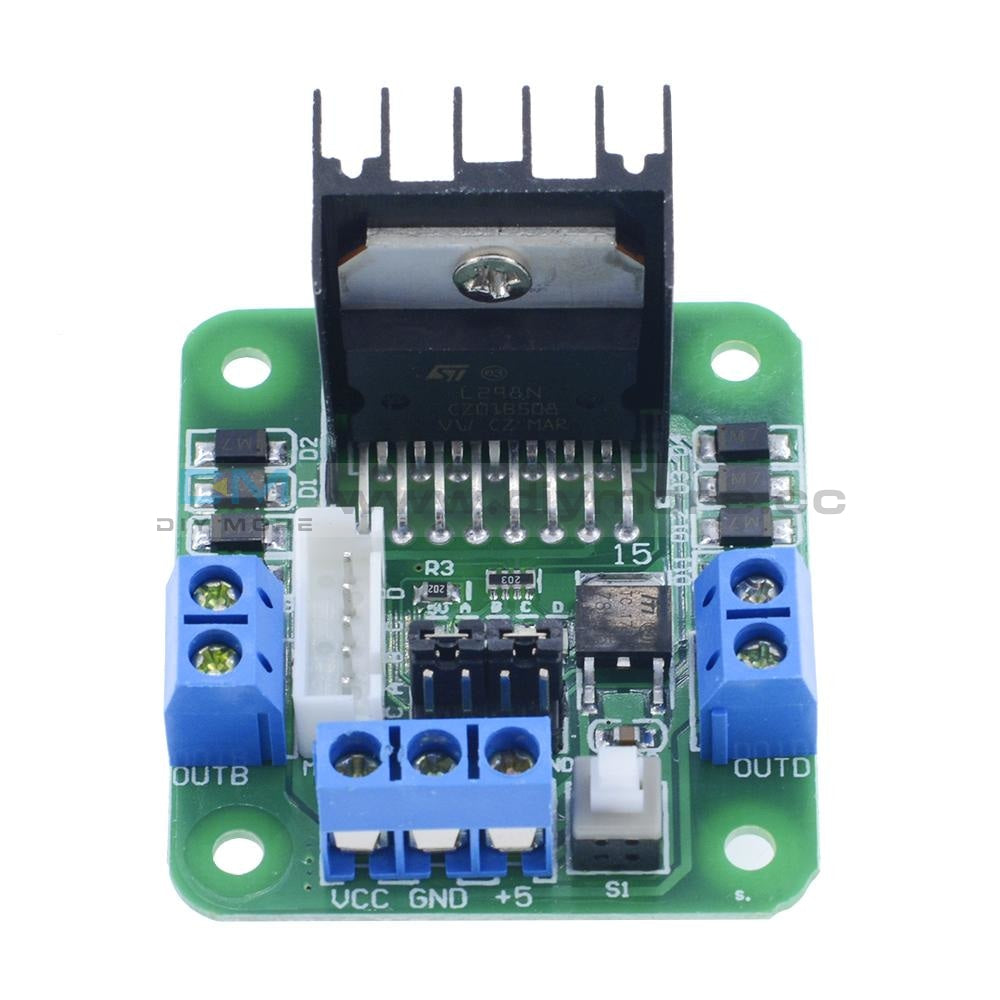 Stepper Motor Drive Controller Board Module L298N Dual H Bridge Dc For Arduino Red/green Green Speed