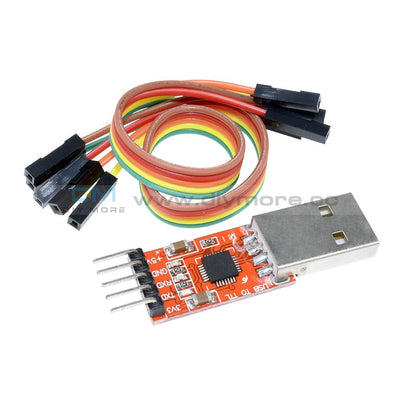 Usb 2.0 To Ttl Uart 5Pin Module Serial Converter Cp2102 Stc Prgmr With Free Cable Adapter