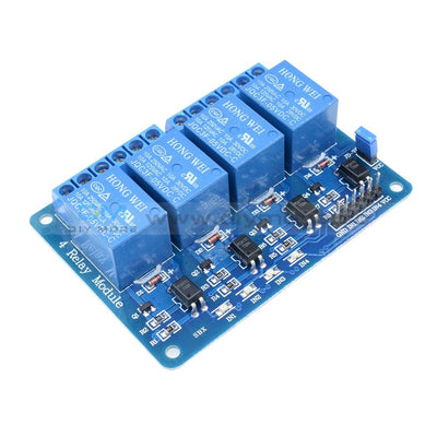 5V Four 4 Channel Relay Module With Optocoupler For Pic Avr Dsp Arm Arduino 8051 4-Channel Delay