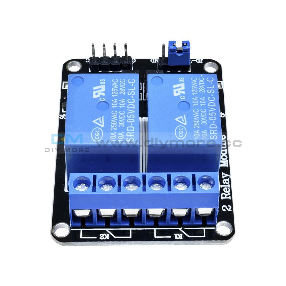 5V Two 2 Channel Relay Module +Optocoupler For Pic Avr Dsp Arm Arduino 2-Channel Delay