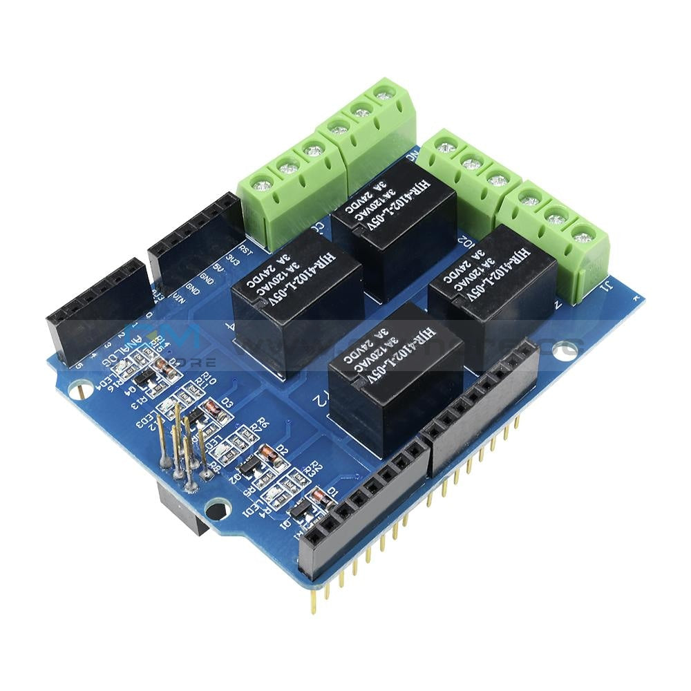 4 Channel Relay Shield 5V 4 Channel Relay Shield Module – diymore