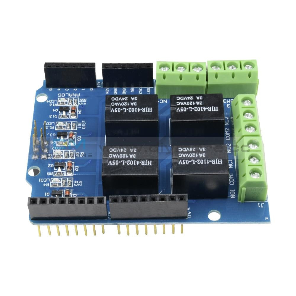 4 Channel Relay Shield 5V 4 Channel Relay Shield Module – diymore