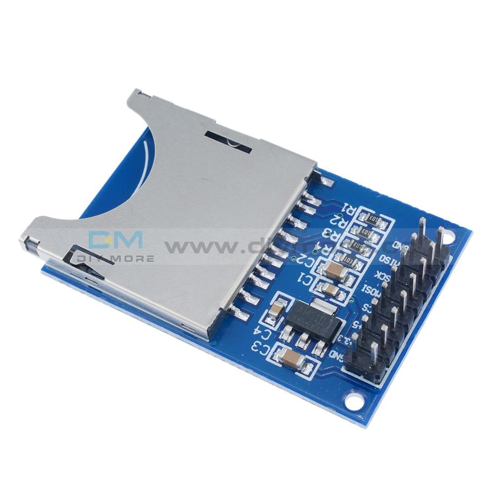 Arduino R3 Sd Reader Slot SD Card Module Slot Socket Reader For Arduino ARM MCU Read And Write ...