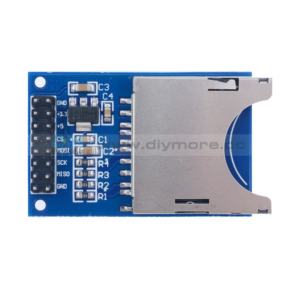 Arduino R3 Sd Reader Slot SD Card Module Slot Socket Reader For Arduino ARM MCU Read And Write ...