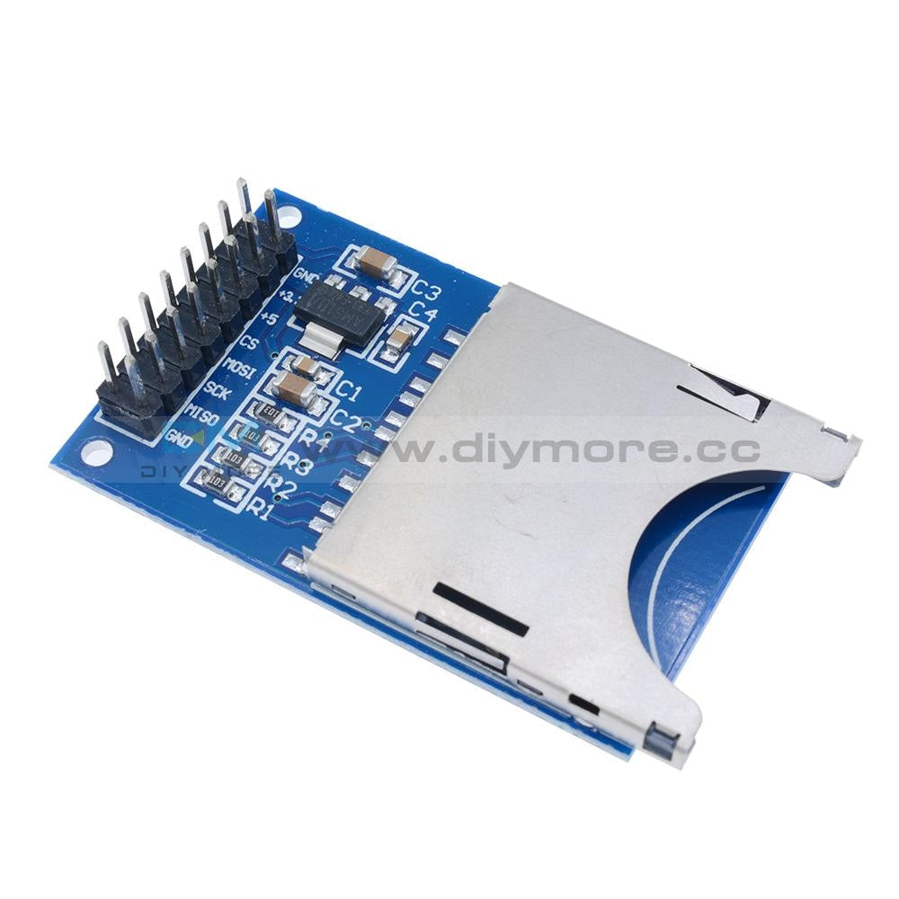 Arduino R3 Sd Reader Slot SD Card Module Slot Socket Reader For Arduino ARM MCU Read And Write ...