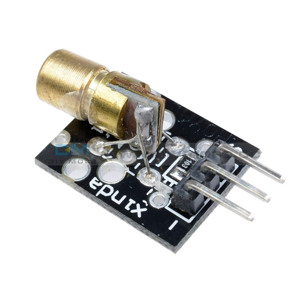 Laser Sensor Module 650Nm 6Mm Red Dot Diode Copper Head For Arduino