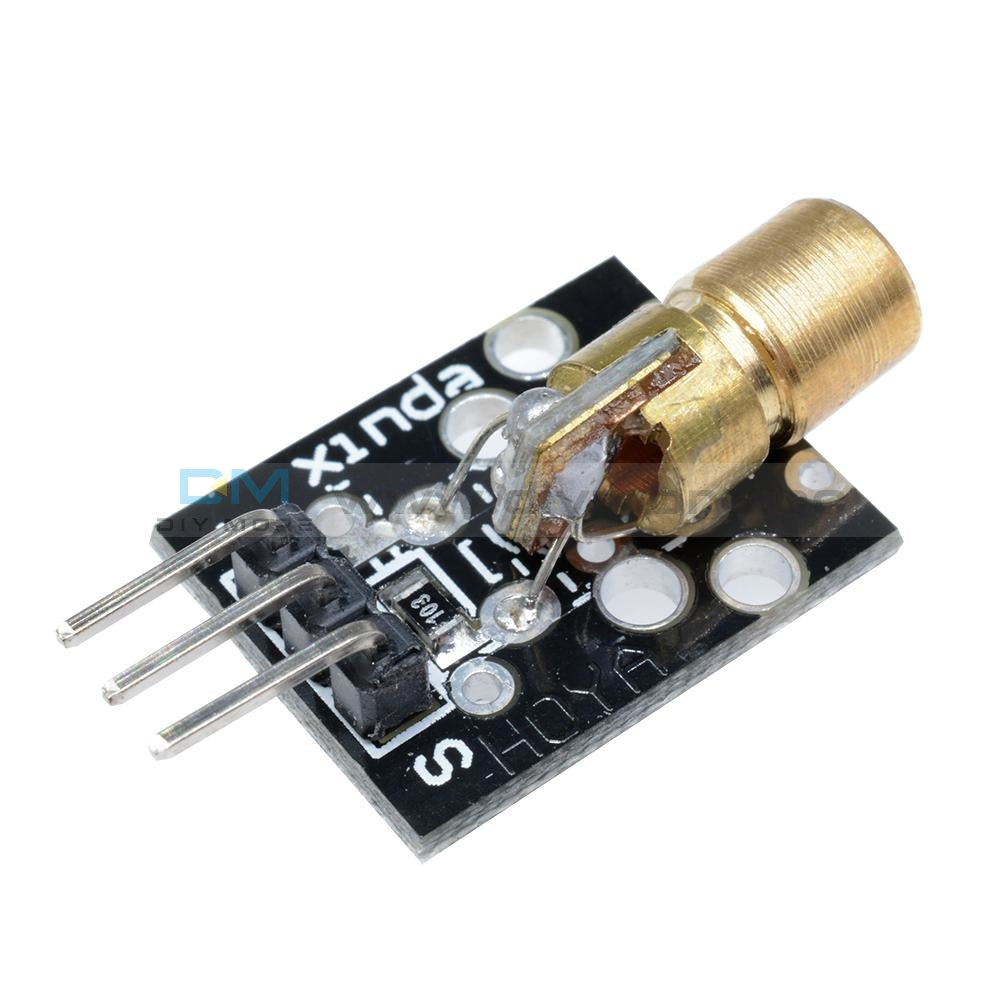 Laser Sensor Module 650Nm 6Mm Red Dot Diode Copper Head For Arduino