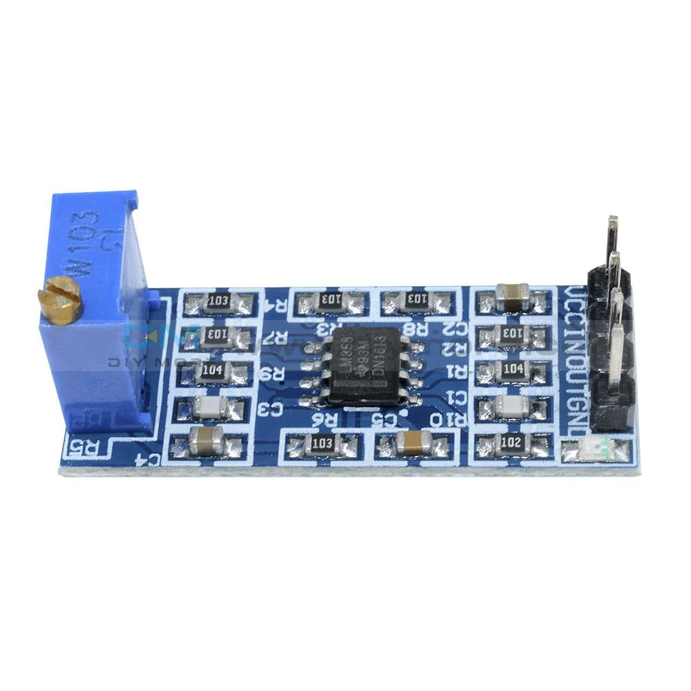 Lm358 100 Times Gain Signal Amplification Amplifier Operational Module Board
