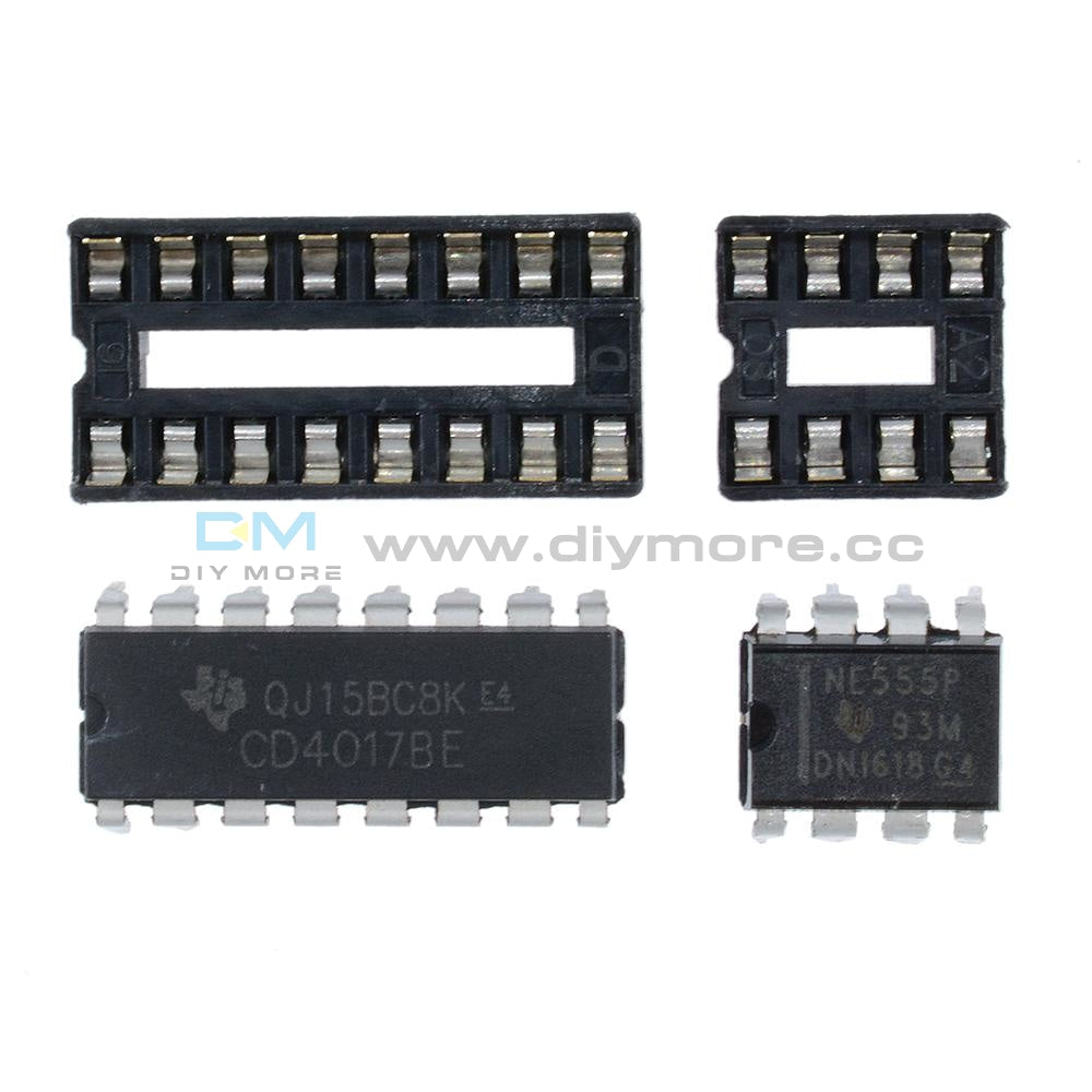 NE555+CD4017 LED Light Water DIY Kits Electronic suite Water lamp modu ...