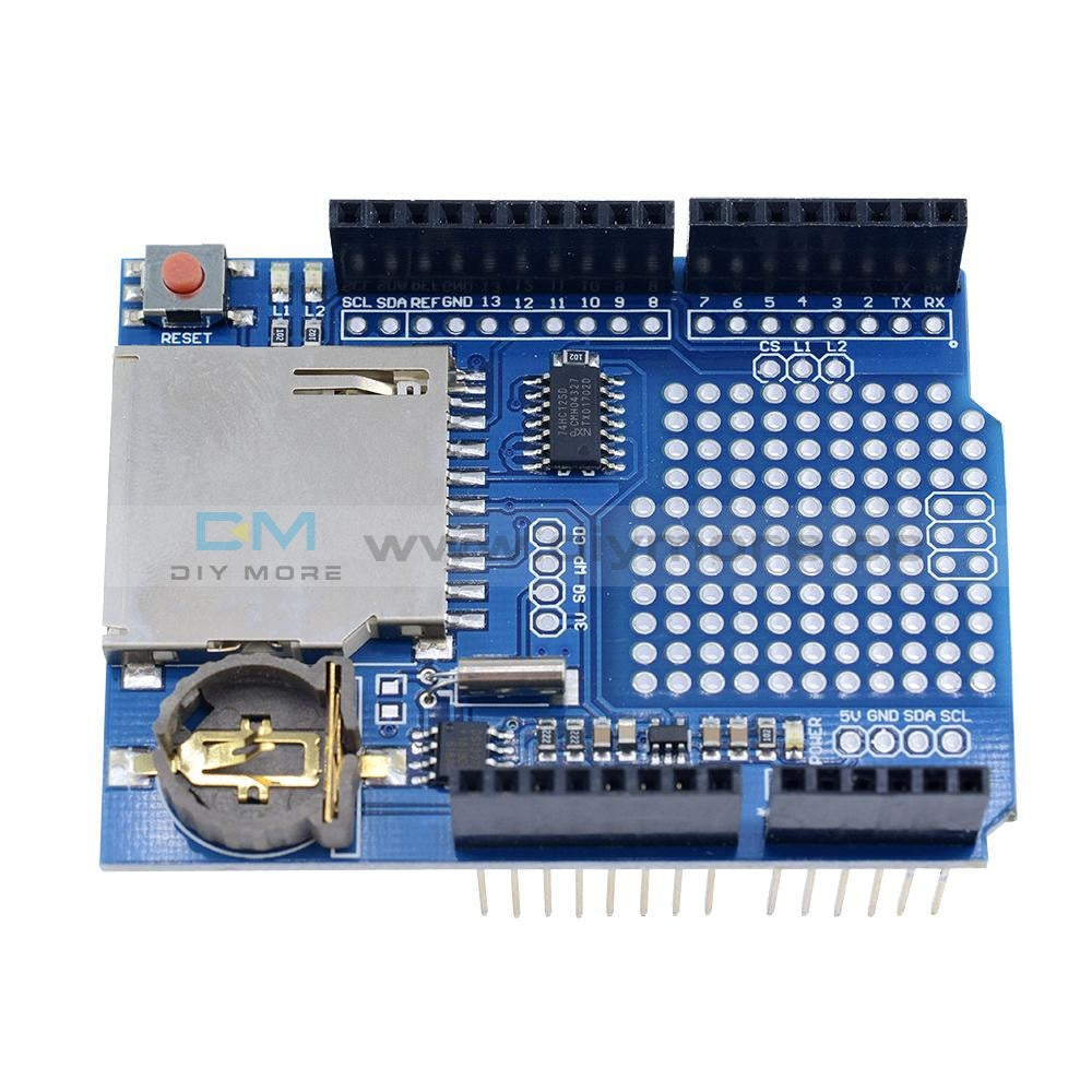 Data Logger Module Arduino Data Logger Module Logging Shield Data Recorder DS1307 for Arduino UNO ...