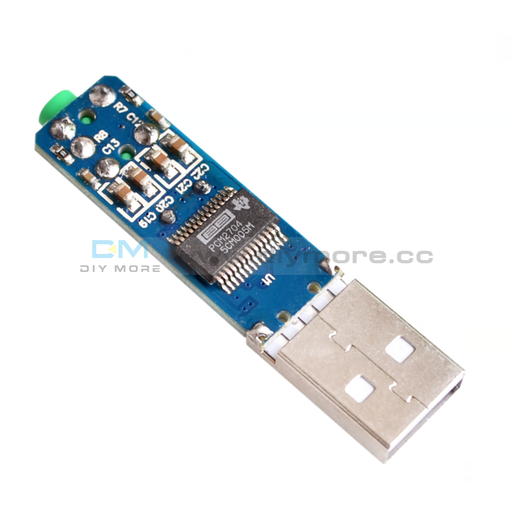 Usb Decoder Board 5V USB Power PCM2704 USB Sound Card DAC Decoder Board for PC Computer ...