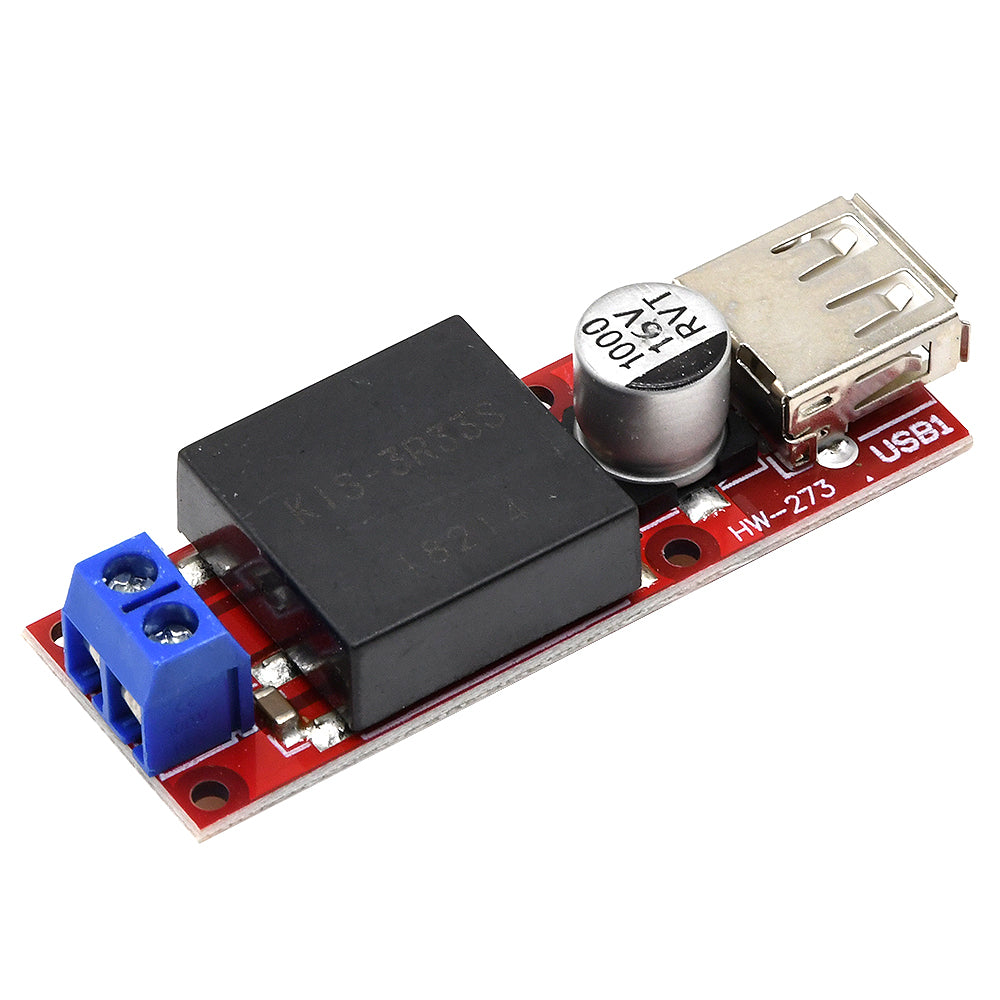 DC-DC Buck Module 7V-24V to 5V 3A USB Step Down KIS3R33S Module for Arduino New