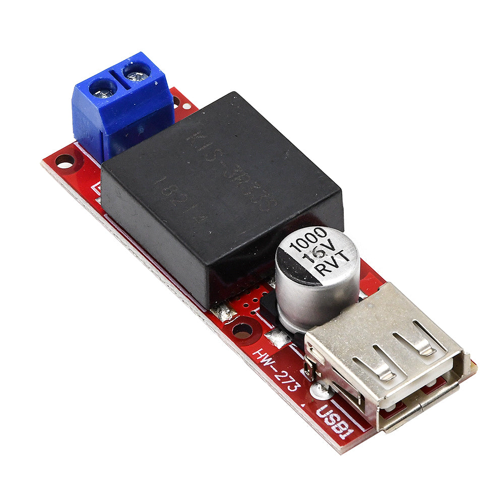 DC-DC Buck Module 7V-24V to 5V 3A USB Step Down KIS3R33S Module for Arduino New