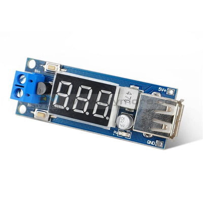 Dc 4.5-40V To 5V 2A Usb Charger Dc-Dc Step-Down Buck Converter Voltmeter Module Step Down