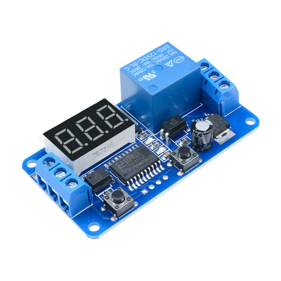 DC12V PLC Automation Digital Delay Relay Timer Control Switch LED Display Module