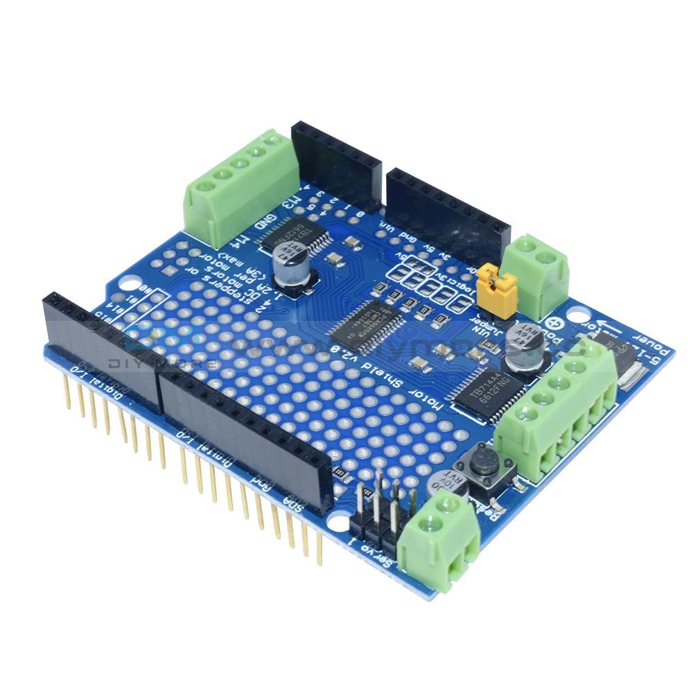 Motor/Stepper/Servo/Robot Shield for Arduino I2C v2 Kit w/ PWM Driver ...