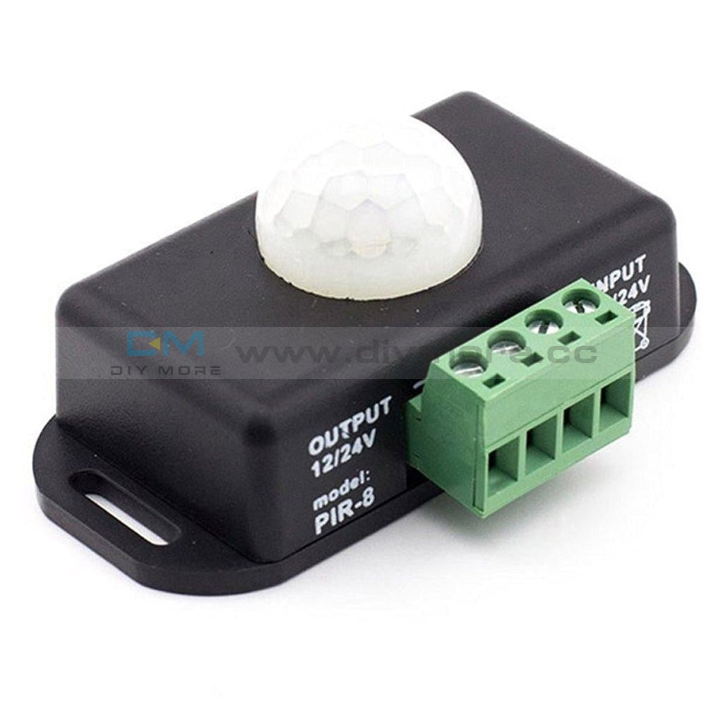 Automatic Dc 12V-24V 8A Infrared Pir Motion Sensor Switch For Led Light Stylish Module