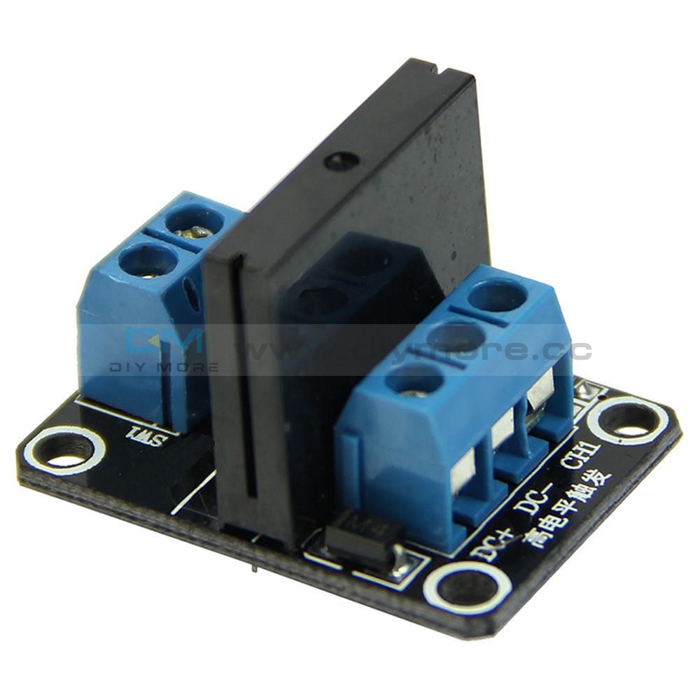 5V DC 1 Channel Solid-State Relay Board module High Level fuse for ard ...
