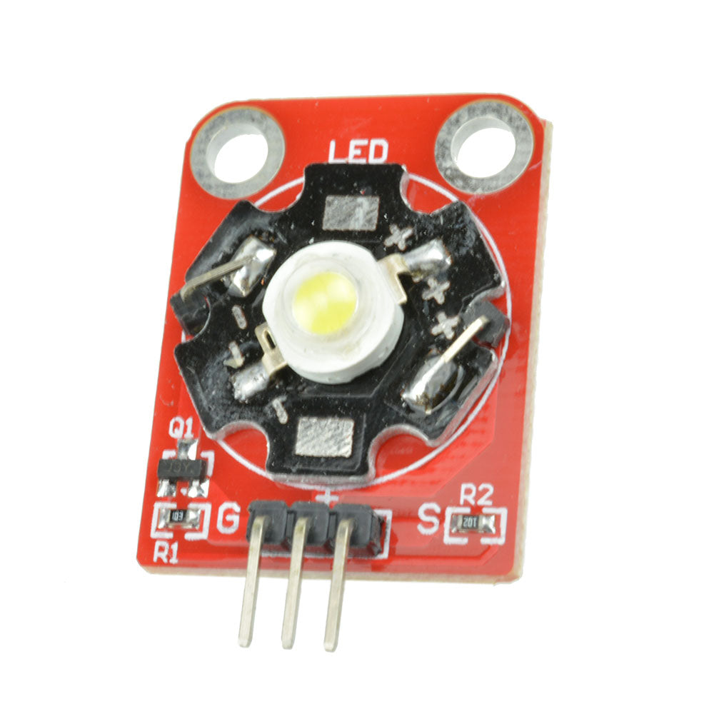3W High-Power KEYES LED Module with PCB Chassis for Arduino STM32 AVR