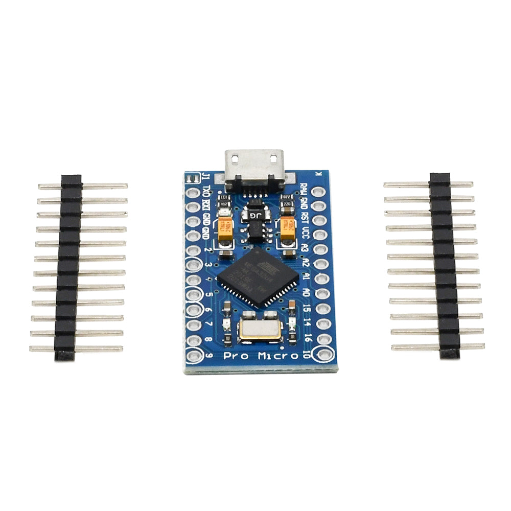 Pro Micro ATmega32U4 3.3V 16M 16MHz Replace ATmega328 For Arduino Pro Mini With 2 Row Pin Header For Leonardo Mini Usb Interface