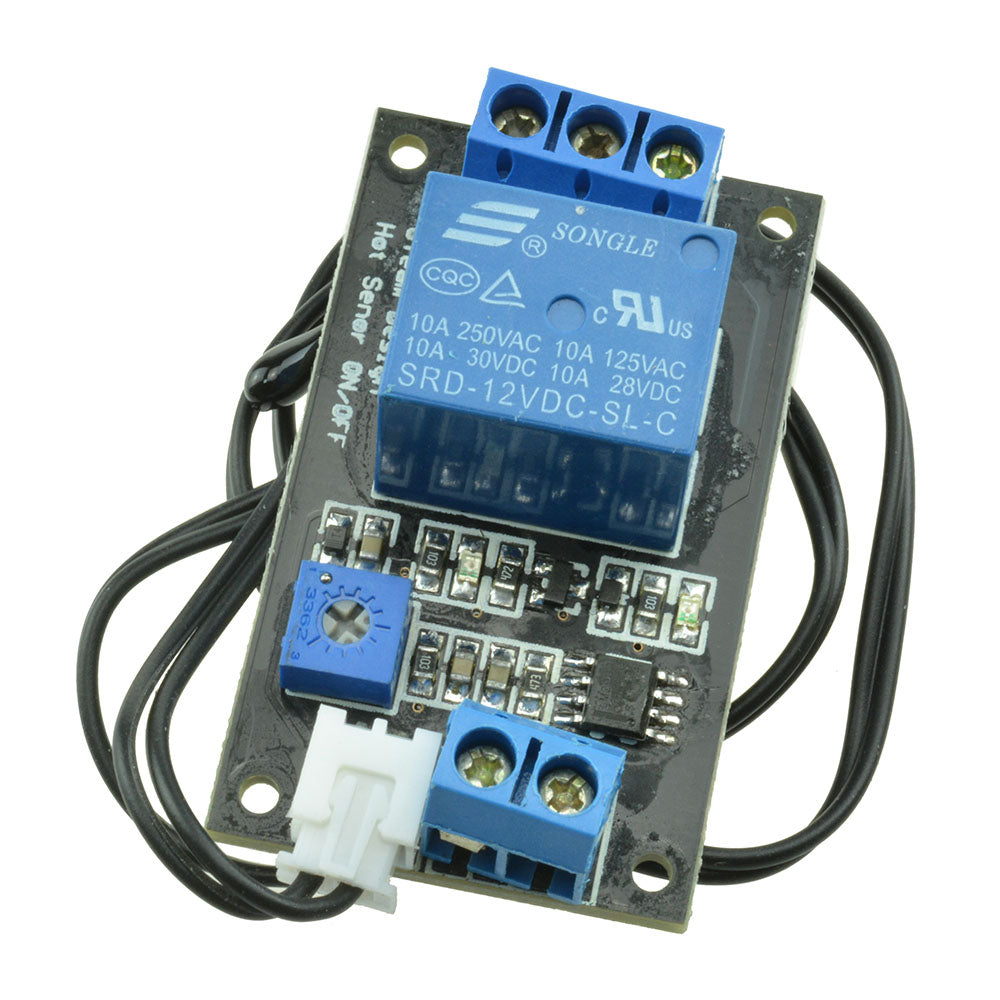 1 Channel 12V Thermistor Relay Sensor Temperature Control Switch Modul ...