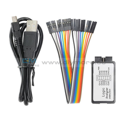 Usb Logic Analyzer Device Set Cable 24Mhz 8Ch For Arm Fpga M100 Testers