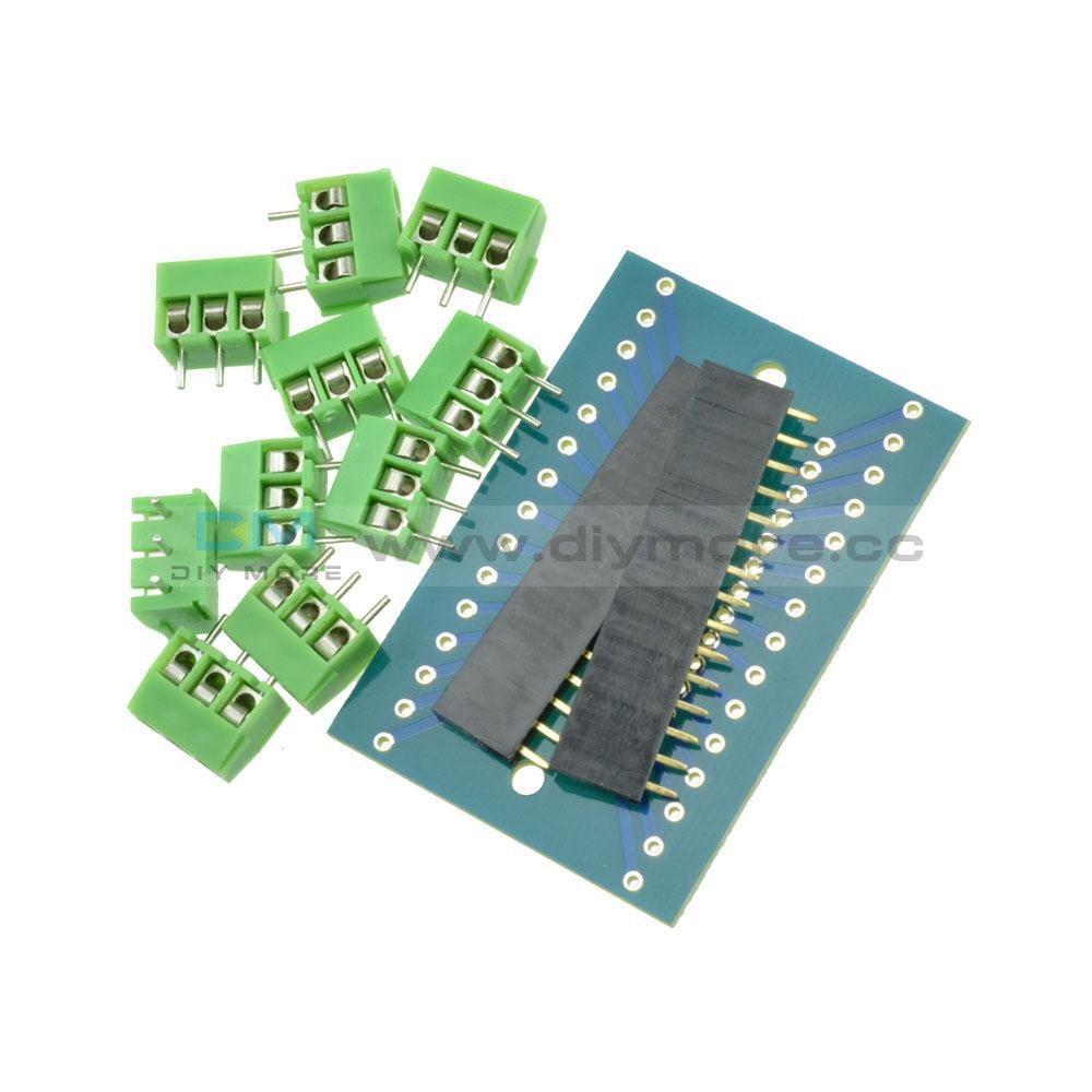 Expansion Board Terminal Adapter Diy Kits For Arduino Nano Io Shield V1.0 Module