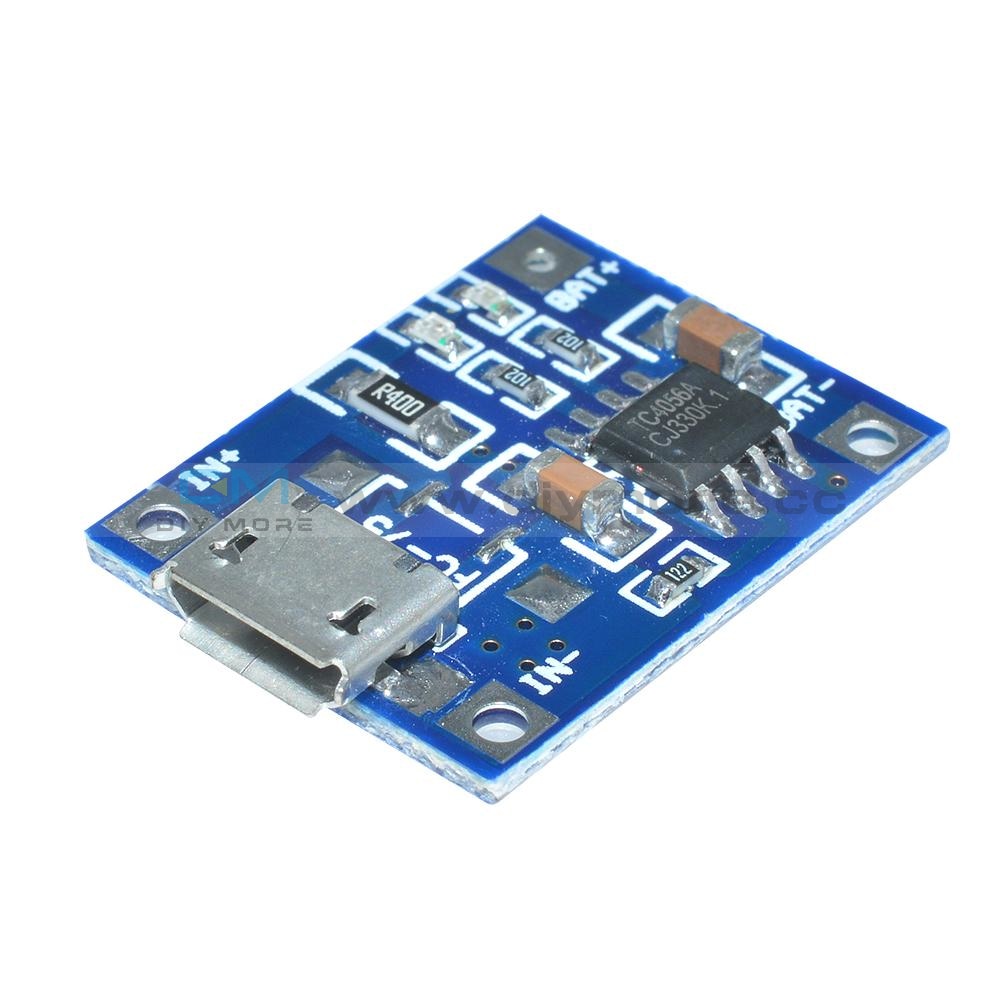 Micro Usb Tp4056 5V 1A Lithium Battery Charging Module Board Protection