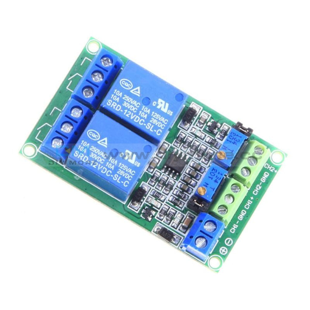 Dc 12V 2-Channel Voltage Comparator Precise Lm393 Module Interface