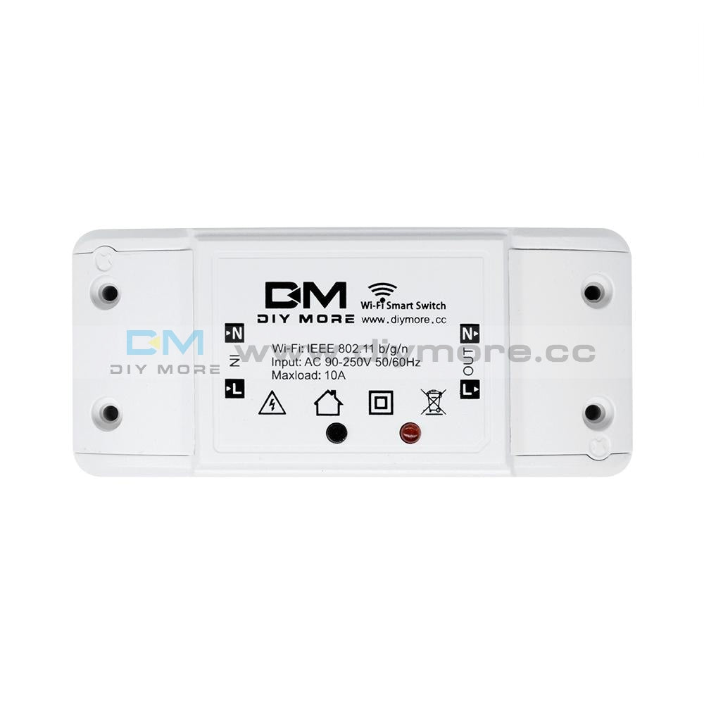 Wireless Module Switch WiFi Wireless Smart Switch Module ABS Shell Socket for DIY Home – diymore