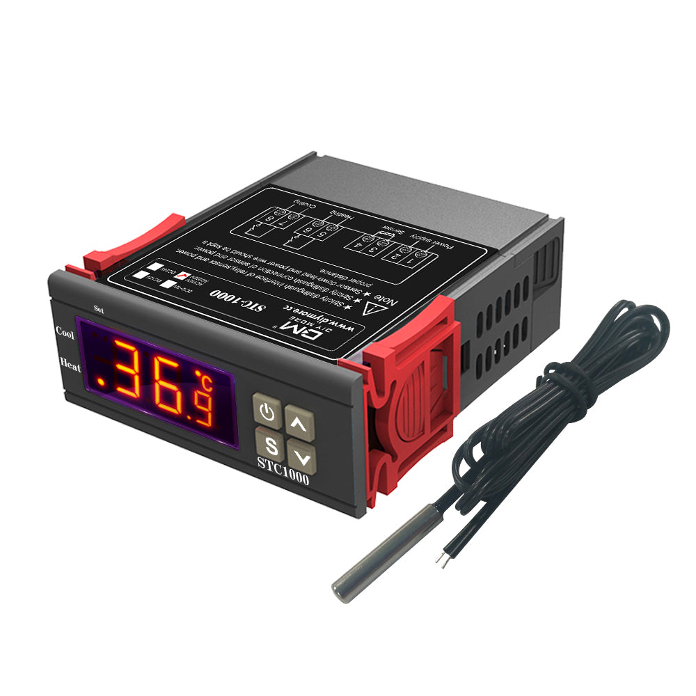 Digital Temperature Controller 12V 1M probe Heating Cooling