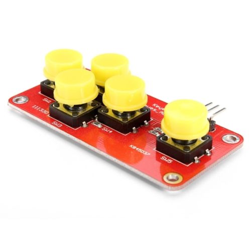 Analog 5 Button AD Keyboard Electronic Blocks Simulate Five Key Module ...