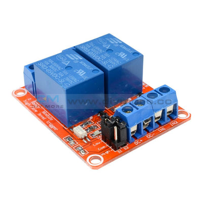 5V 2 Channel Relay Module With Optocoupler Support High And Low Level Trigger 2-Channel Delay