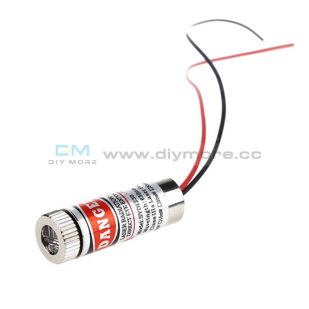 650Nm 5Mw Red Line Laser Module Head Glass Lens Focusable Industrial Class Grade 3V 5V Flame Sensor